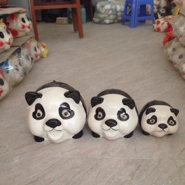 Bộ 3 lợn tiết kiệm hình gấu trúc
