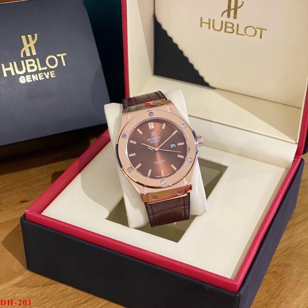 (Thẻ bảo hành 12 tháng) Đồng hồ nam Hublot - máy pin kim thể thao - Dongho.hublot.vientron