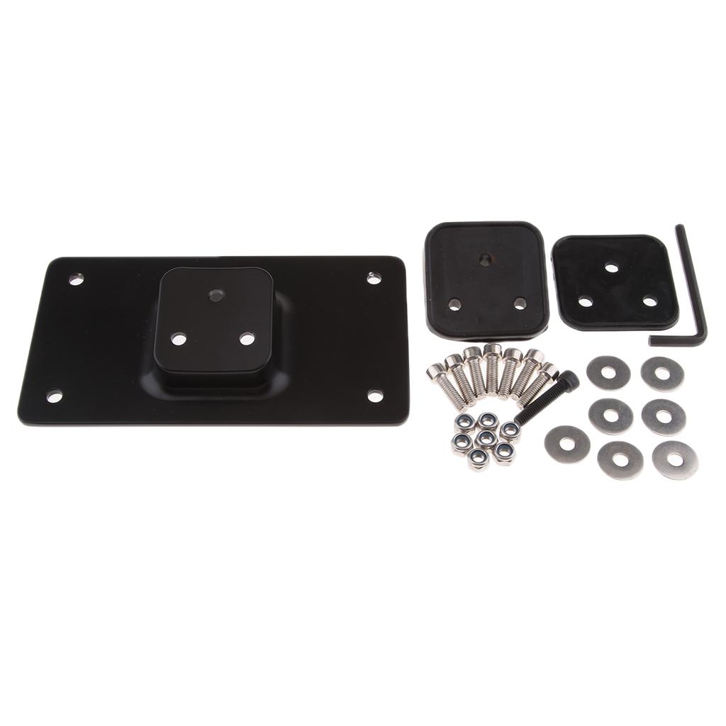 Laydown License Plate Frame Mount for Harley Sportster Dyna Softail