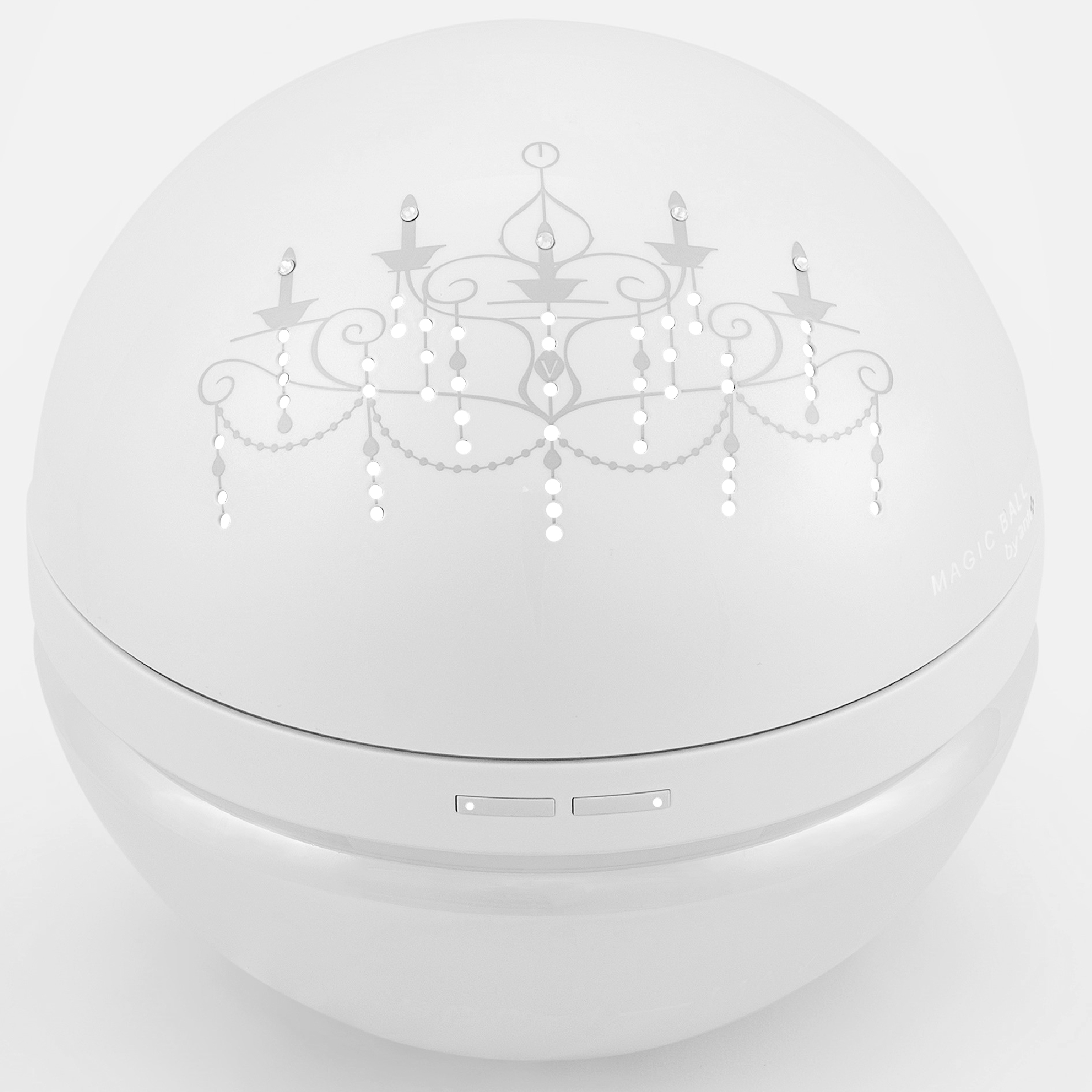 Máy Lọc Không Khí Antibac2K- Nhật Bản, Magic Ball Chandelier White, Khử mùi, kháng khuẩn, diệt virus, loại trừ bụi siêu mịn PM2.5, tạo độ ẩm, mang hương thiên nhiên nhẹ nhàng- HÀNG CHÍNH HÃNG