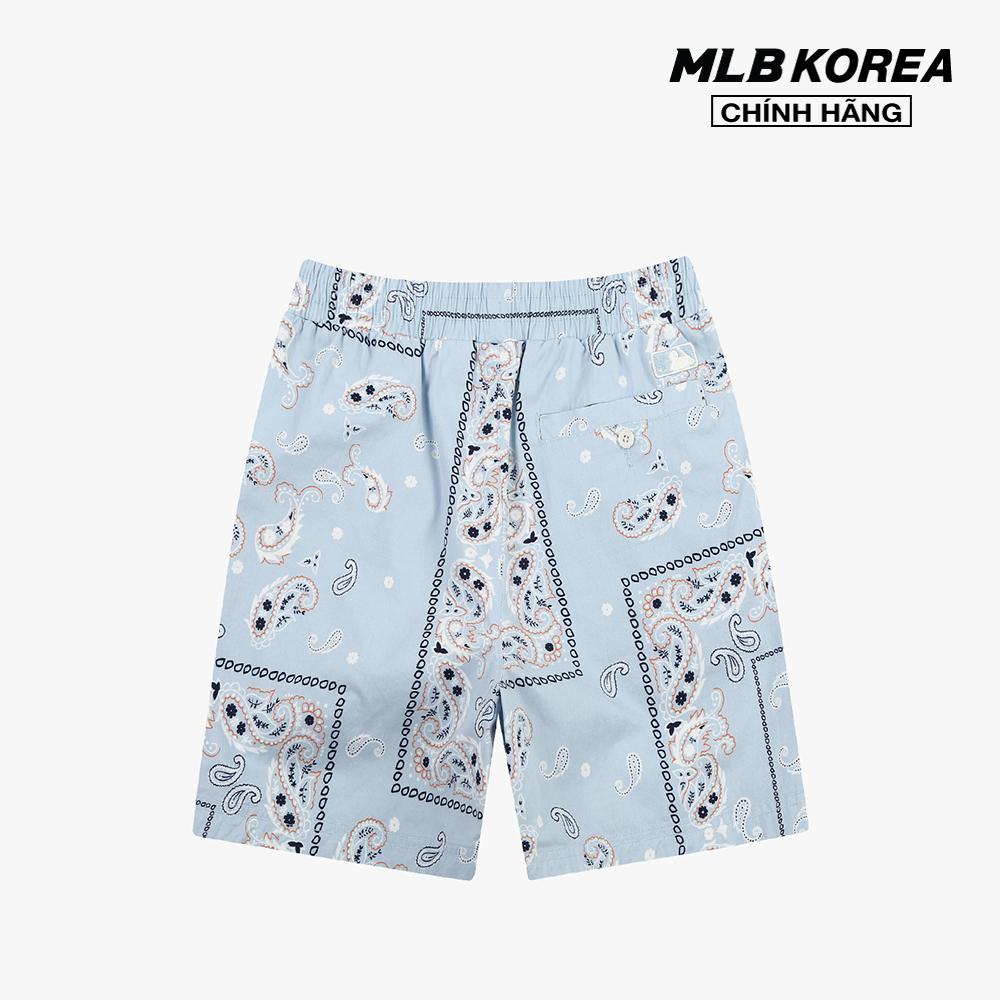 MLB - Quần shorts jeans nữ Paisley Cotton Midi Woven 31SMUP131