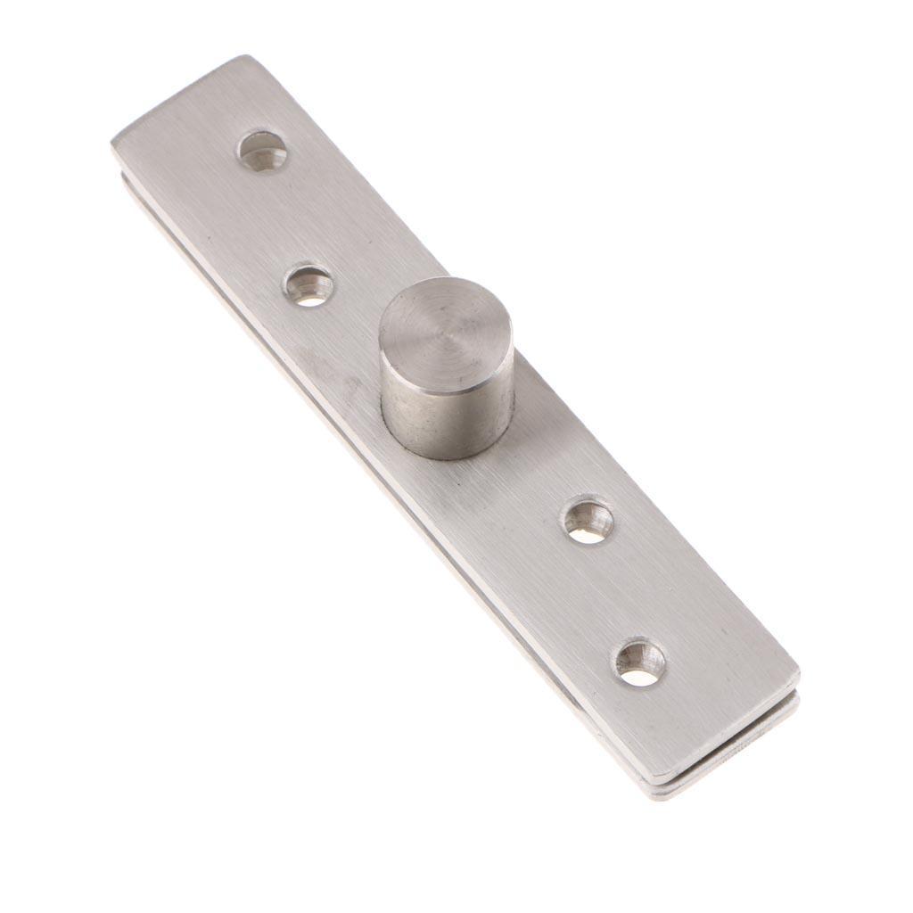 6Pc Stainless Steel Door Hinge 360 Degree Rotating Hinges  Silver
