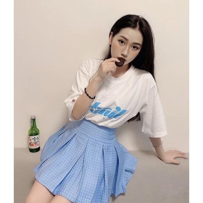 Set áo Croptop và Chân váy BlueEye