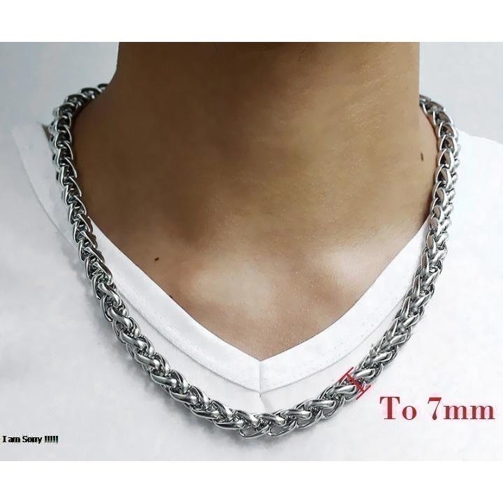 Dây Chuyền Nam Inox Bông Dừa 7mm Cá Tính Không Đen Cực Ngầu- QCDC14