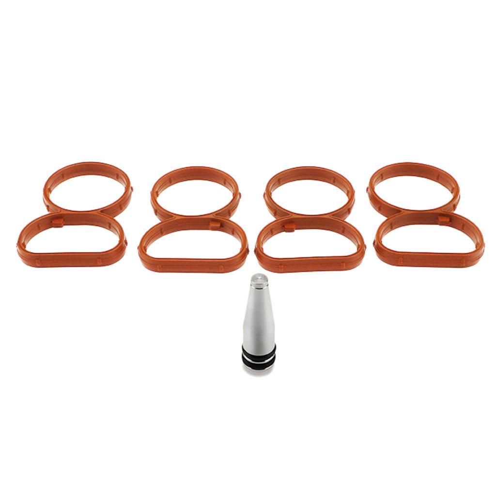 For 2.0 N47 Intake Swirl Flap Blank Plug Bung & Manifold Gaskets