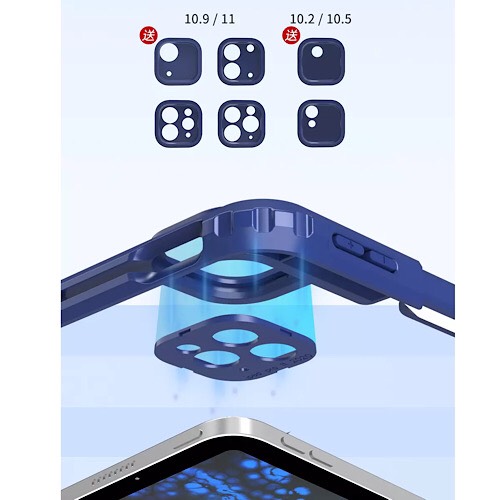 Ốp lưng cho iPad Pro 11 inch 360 iRing Stand Pen Camera chống sốc