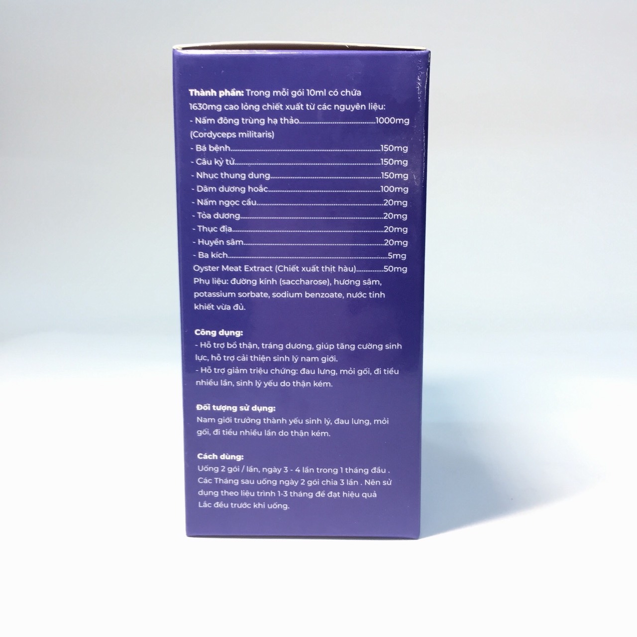 Đông trùng hạ thảo - Sinh Lý Nam CordyDragon chính hãng Healthy Life, Hộp 20 gói x 10ml