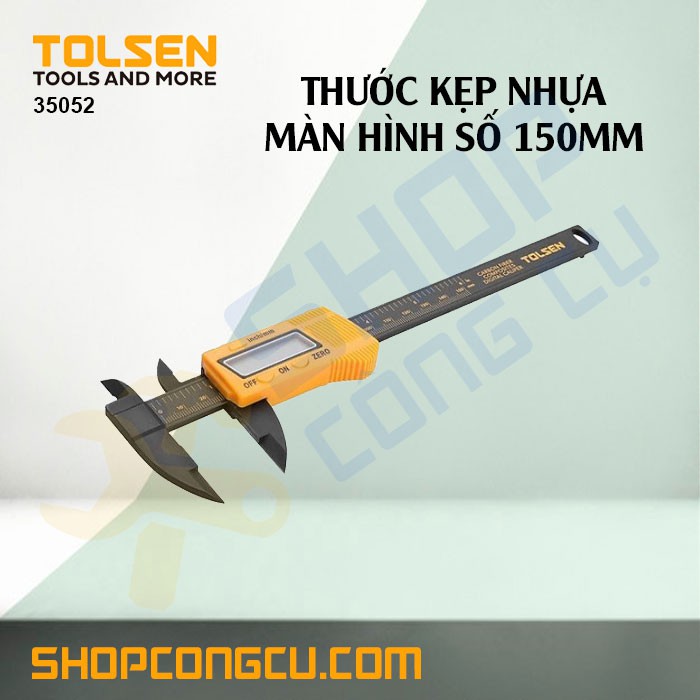 Thước kẹp nhựa màn hình số 150mm Tolsen 35052