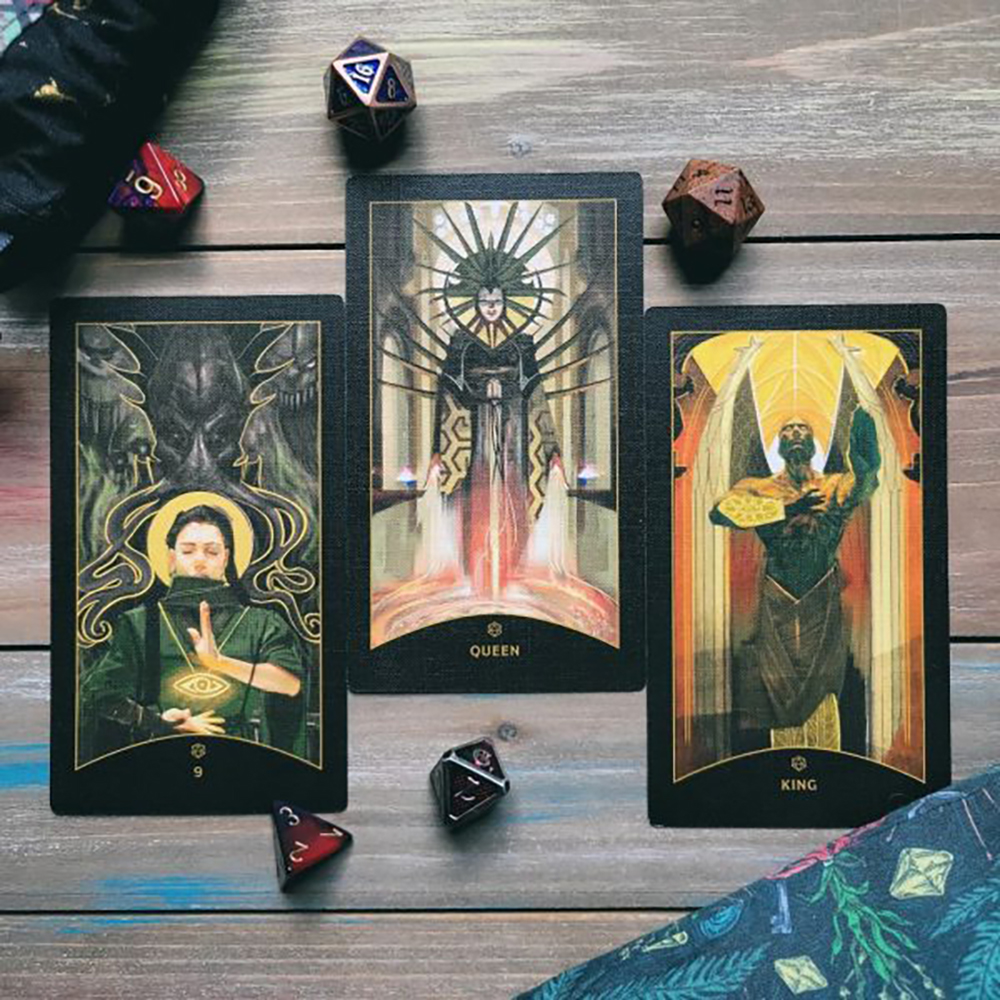 Bộ bài Dungeons Dragon Tarot tặng đá thanh tẩy