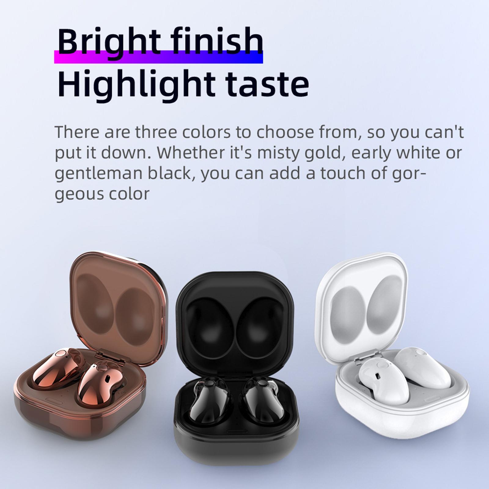 S6 Bluetooth Earphones Wireless Headphone Binaural Call Black