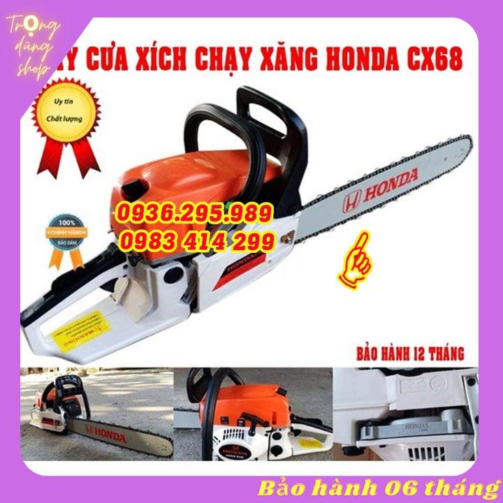 Máy cưa xích Honda CX68 chạy xăng - máy cưa gỗ chạy xăng lam dài 55cm