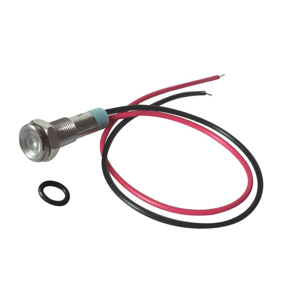 Bộ Nguồn Tín Hiệu LED 12V Đèn Báo Kim Loại Đèn Báo Có Dây