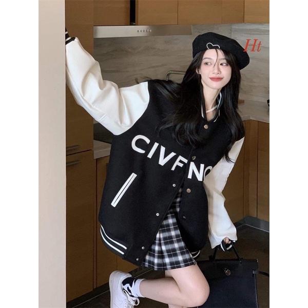 Áo bomber phối tay CIV H2A788