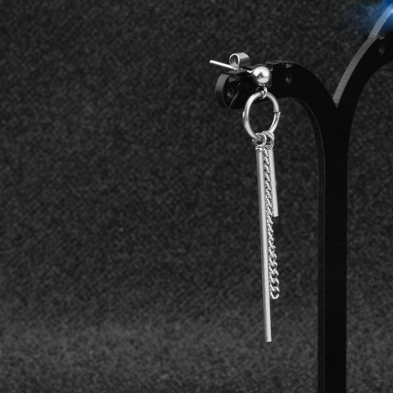 Khuyên tai thần tượng KPOP unisex kiểu dáng punk rock 1 CHIẾC