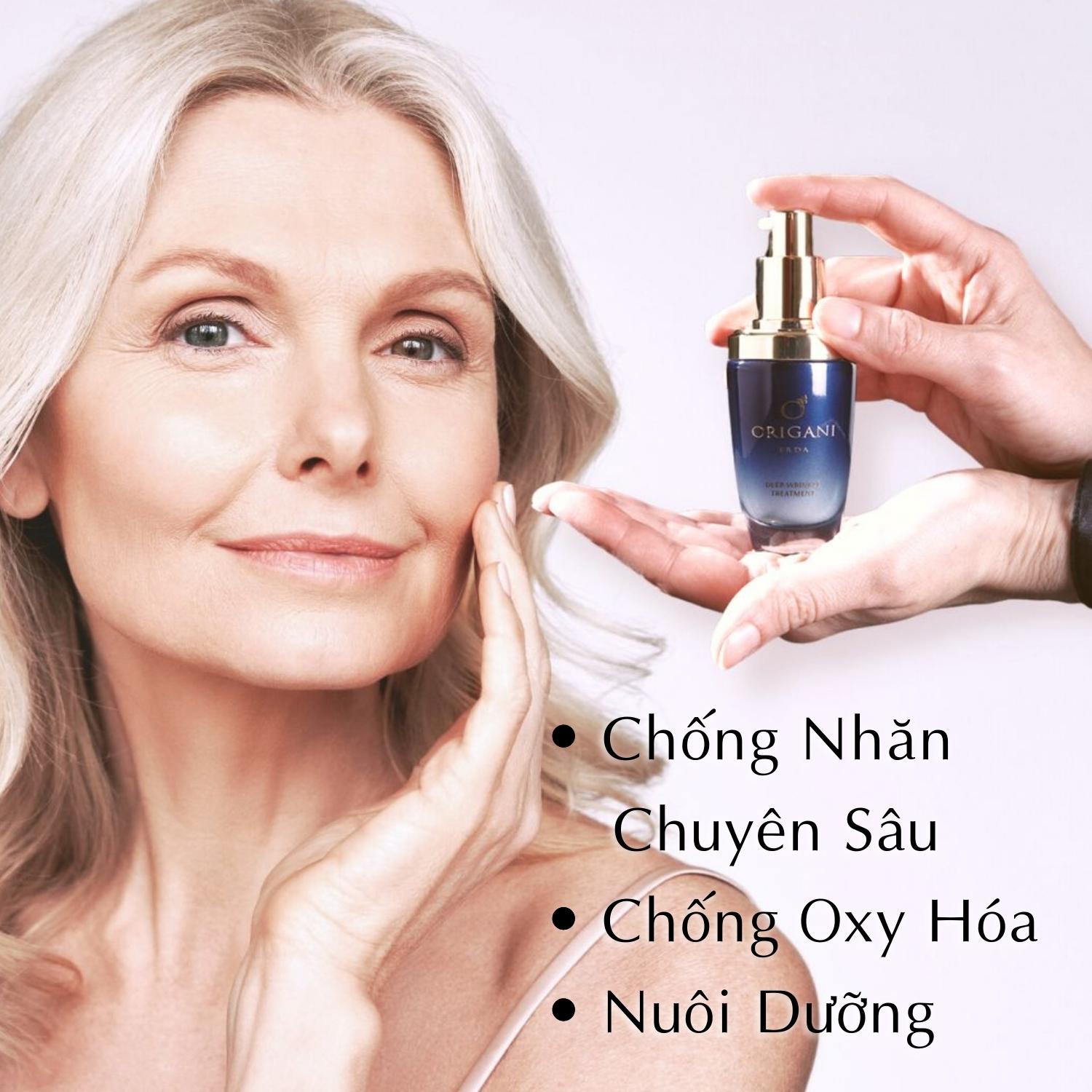 Tinh Chất Hỗ Trợ Điều Trị Nếp Nhăn Sâu Có Chứng Nhận Hữu Cơ - Origani Erda Deep Wrinkle Treatment 30ml -Cải thiện độ đàn hồi cho da - Xuất xứ Úc