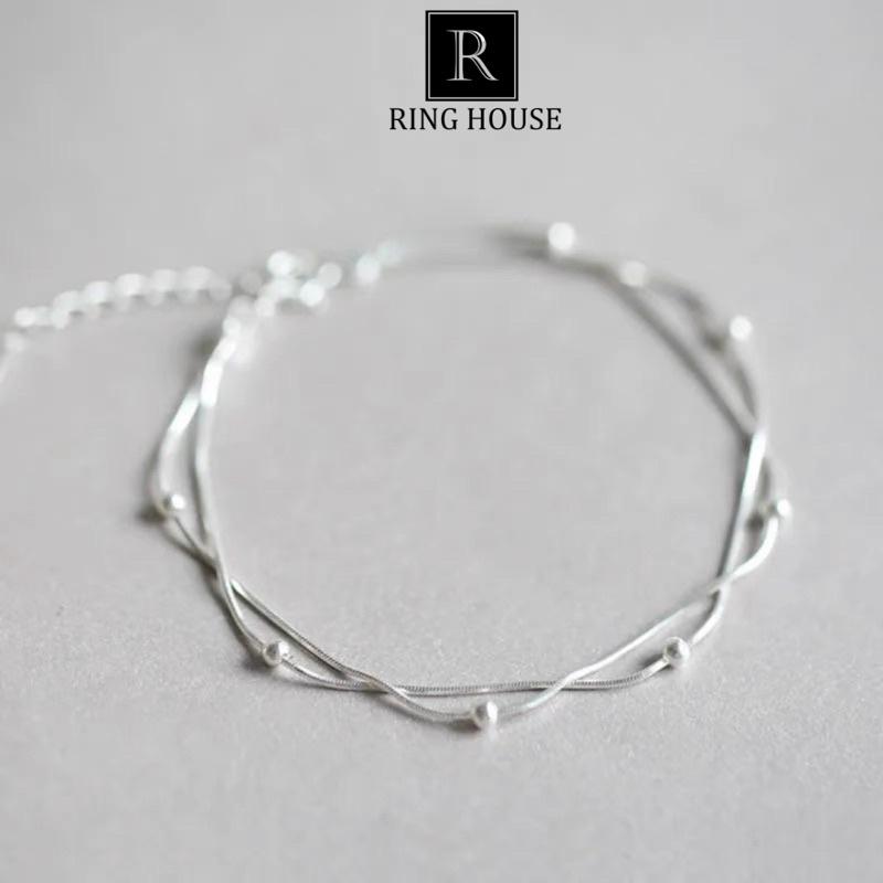 Lắc Tay Bạc 925 Đẹp Kiểu Thanh Lịch Đơn Giản Thiết Kế Mới