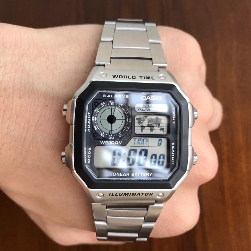 Đồng Hồ Nam Casio AE-1200WHD-1AVDF