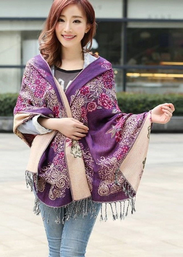 Khăn Choàng Hoa Hồng – PHH2501