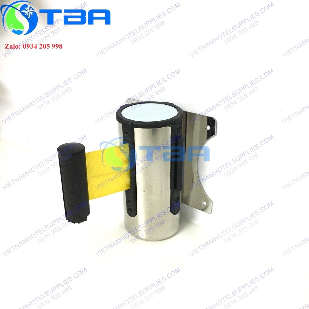 Đầu dây 3m màu vàng trụ chắn gắn tường inox chất lượng cao