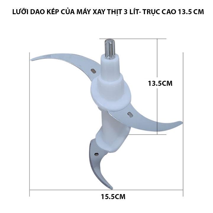 Lưỡi dao kép của máy xay thịt đa năng 2 Lít-3Lít