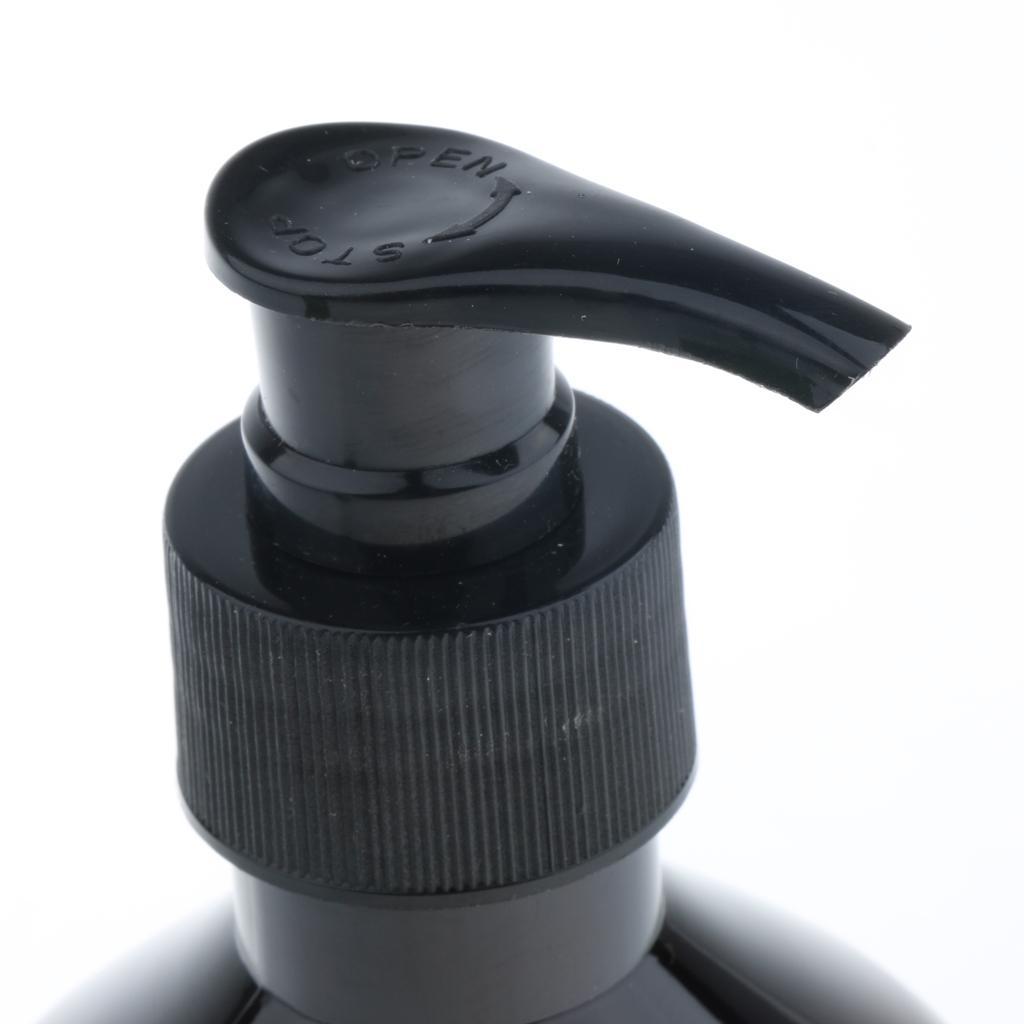 4 Pieces 500ml Refillable Pump Bottle Empty Shampoo Dispensing Container
