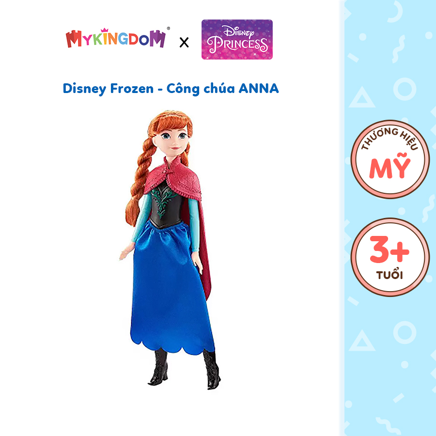 Đồ Chơi Disney Frozen - Công Chúa Anna Disney Princess Mattel HMJ43/HMJ41