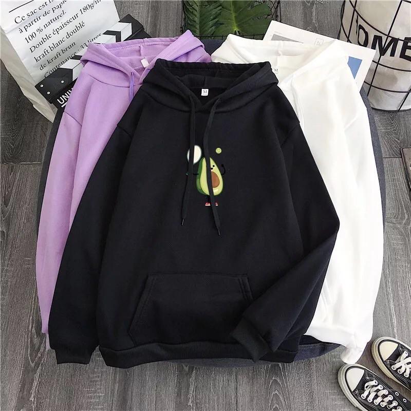 ÁO HOODIE IN HÌNH QUẢ BƠ