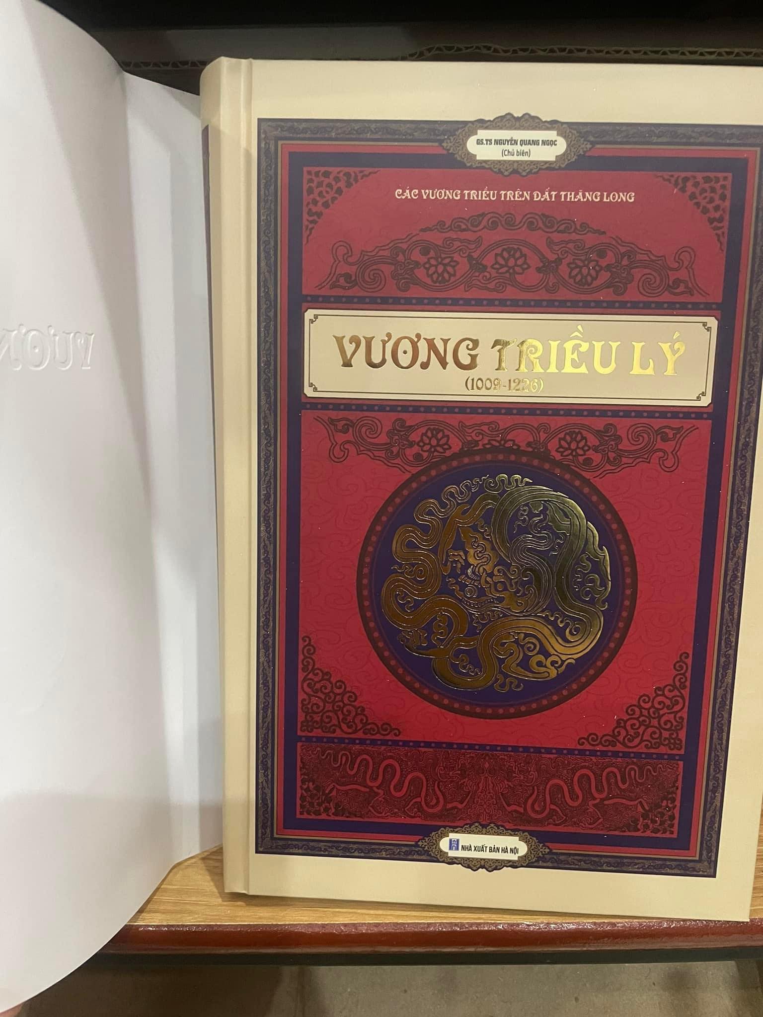 BỘ SÁCH “CÁC VƯƠNG TRIỀU TRÊN ĐẤT THĂNG LONG” (4 CUỐN). BẢN IN GIỚI HẠN BÌA CỨNG CÓ HỘP 