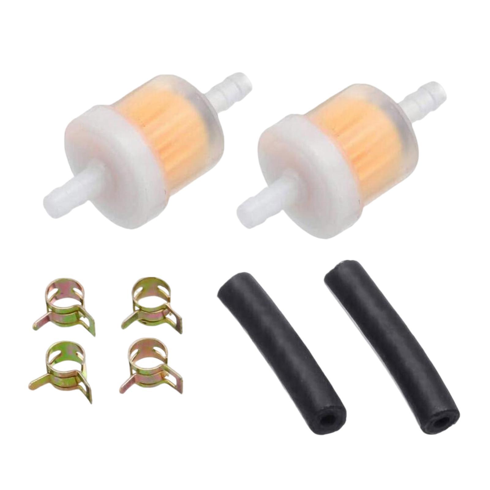 8Pcs Universal Car in Line Filter Kit for  Accessories