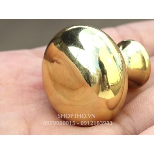 Núm kéo giả cổ cao cấp T-2641 35x17mm màu vàng bóng