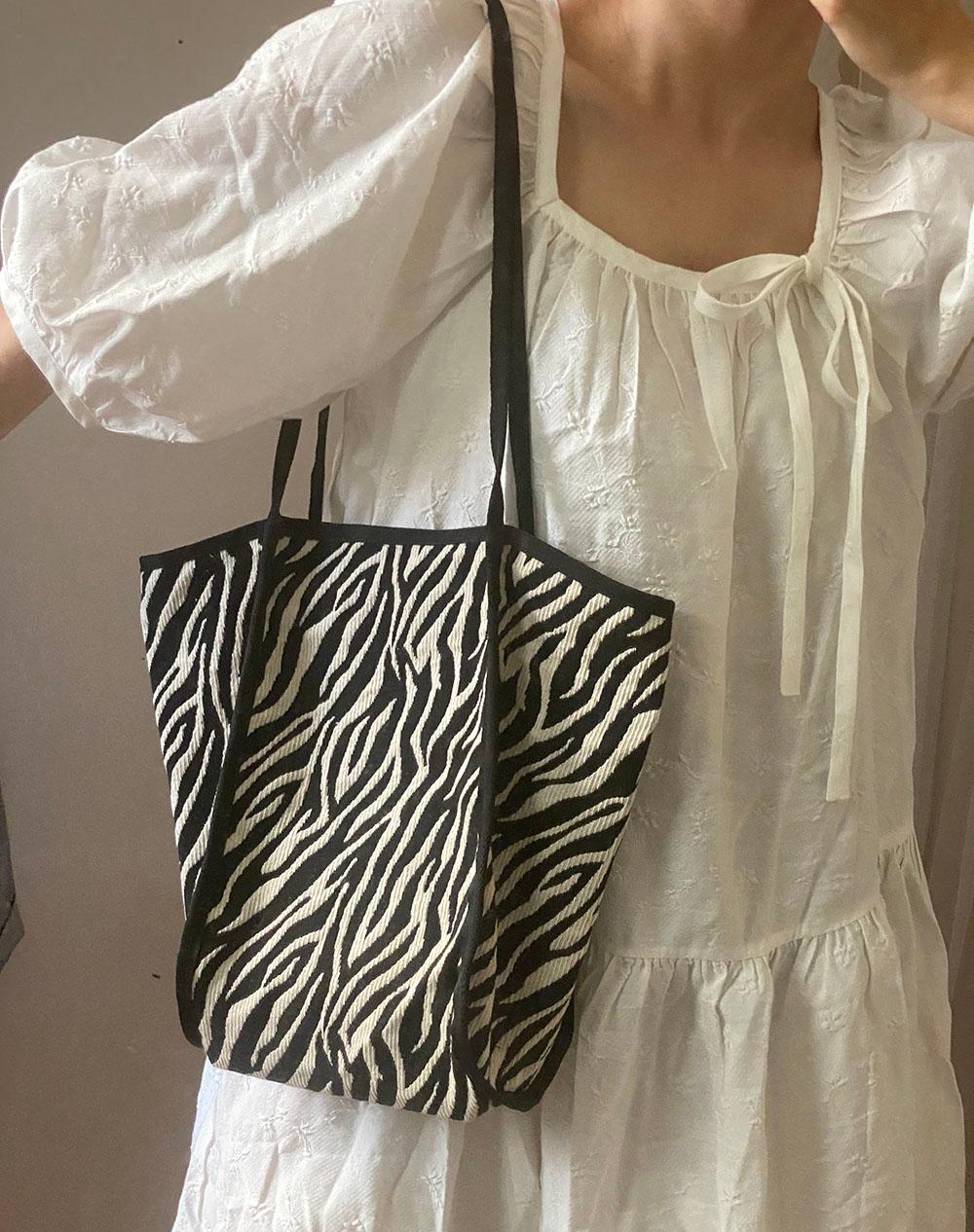 Thời Trang Hoa Văn Ngựa Vằn Nữ Tote Túi Shopping Công Suất Lớn Checkerboard Nữ Du Lịch Túi Xách Retro Nữ Đeo Vai