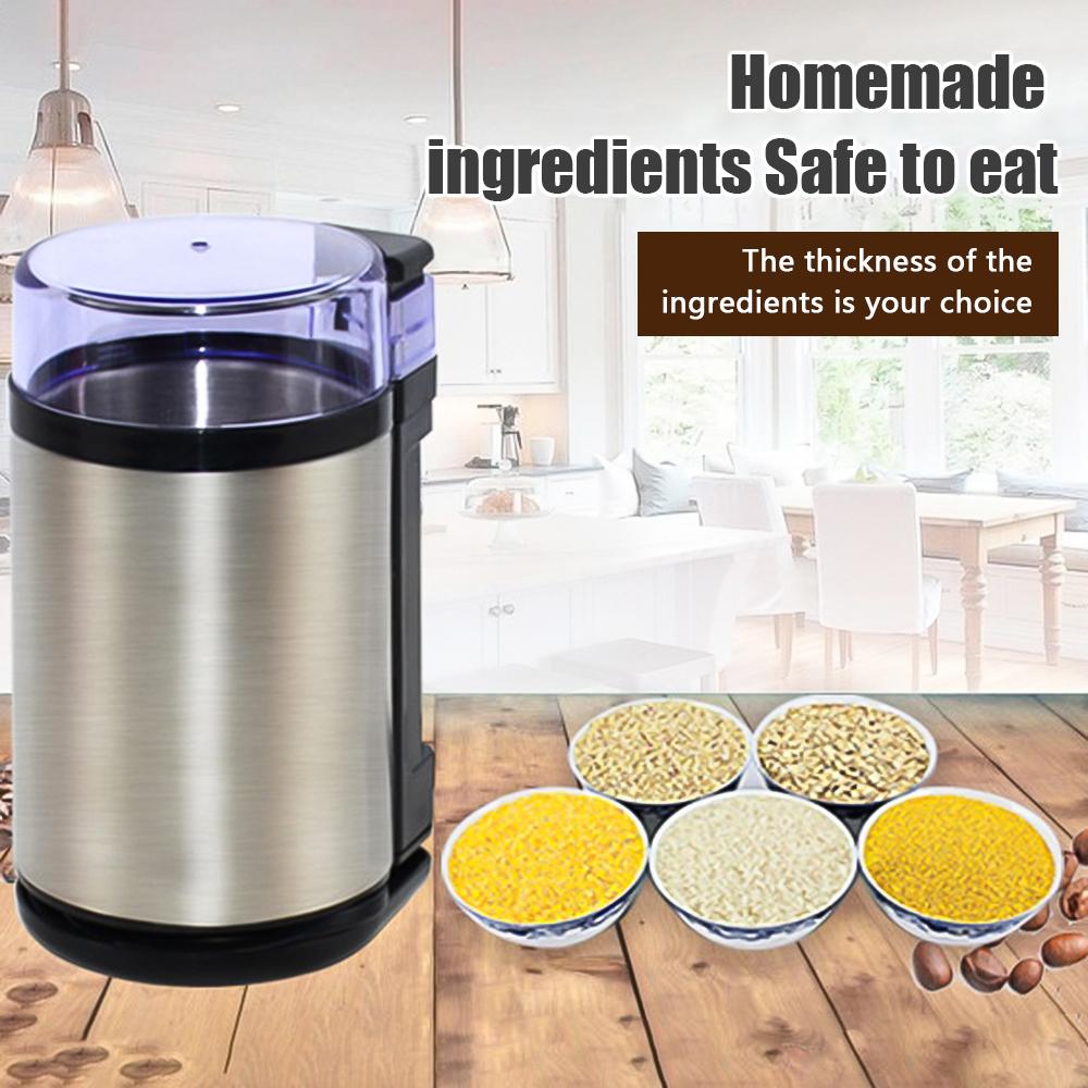 Grinder Mini Stainless Steel Electric Herb Pulverizer 180W High Power 10 S Quick Grinding Ultrafine Coffee Triturator