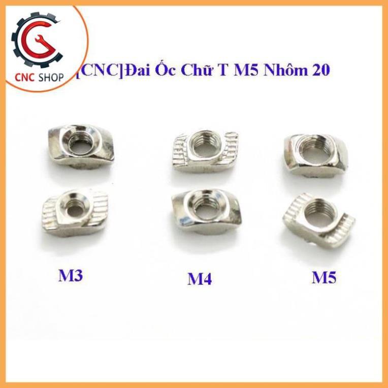 Đai Ốc Chữ T M3-5 Nhôm 20 ( 10pcb