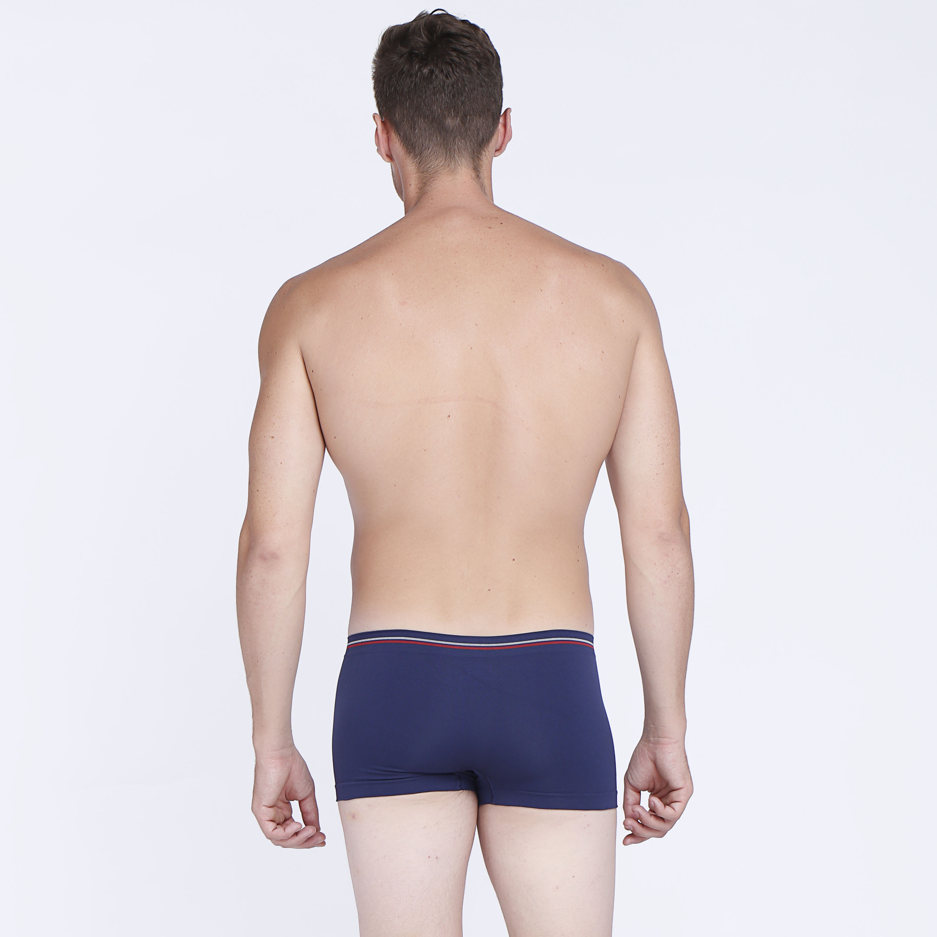 Quần Lót Nam Jockey Dáng Trunk Boxer Seam Free Màu Xanh Đen Mềm Mại Kháng Khuẩn - JMMB9118-10