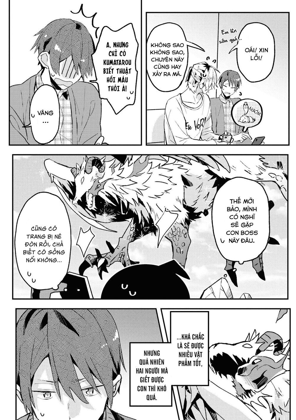 đồng đội game online, té là ngài sếp khó tính chapter 10 8