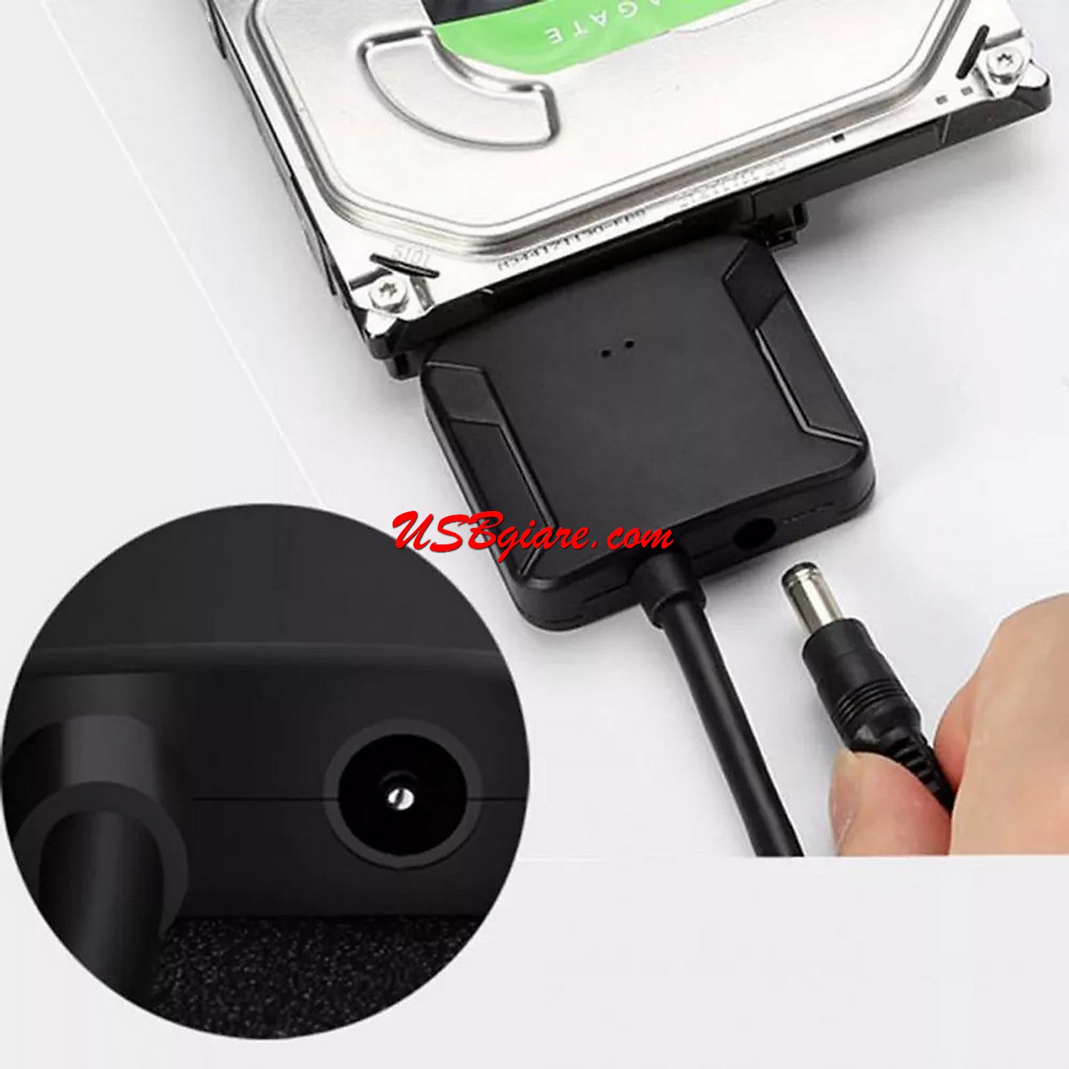 Bộ Chuyển Đổi Cáp Ổ Cứng USB SATA III Đen