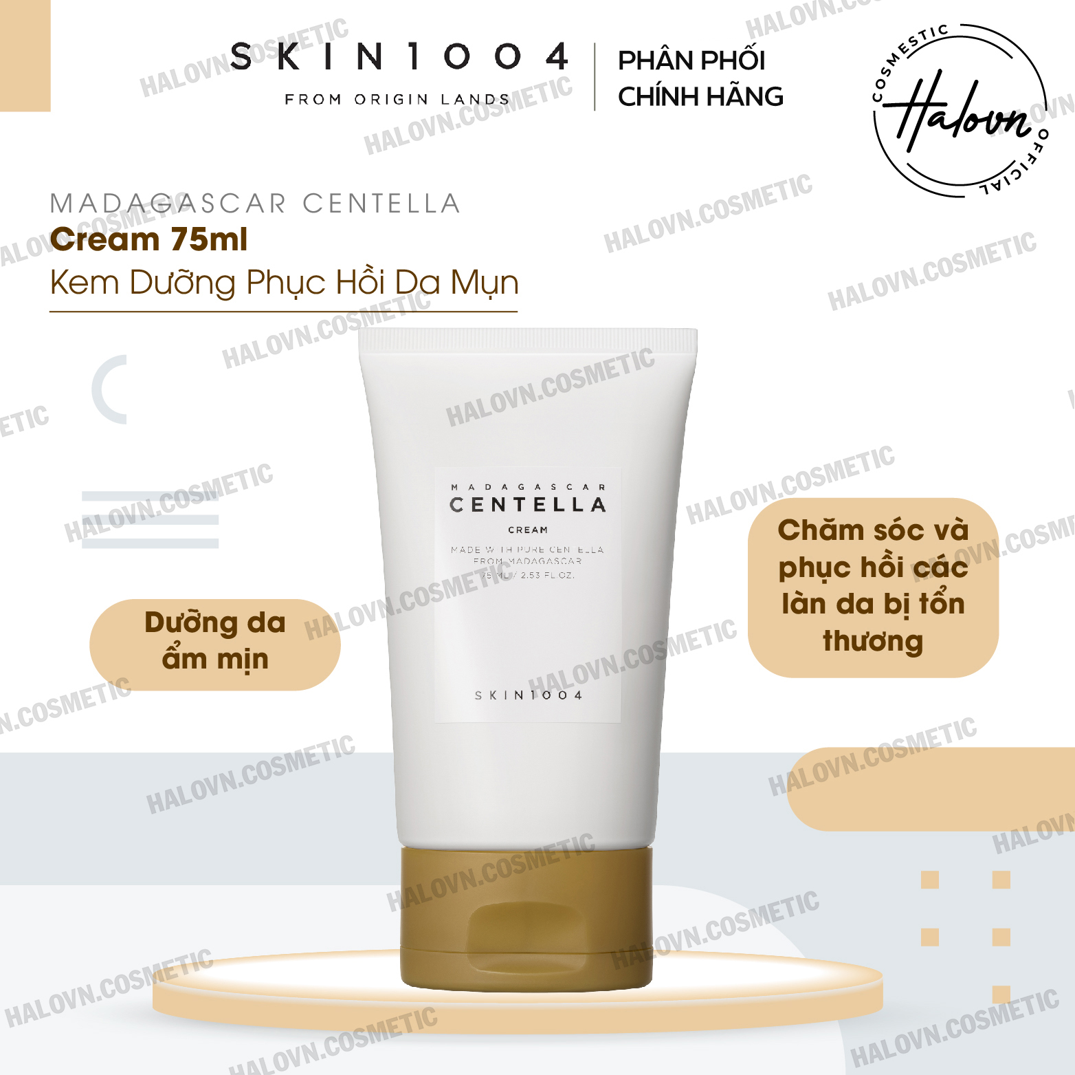 Kem Dưỡng Da Sau Mụn Skin1004 Madagascar Centella Cream 75ml