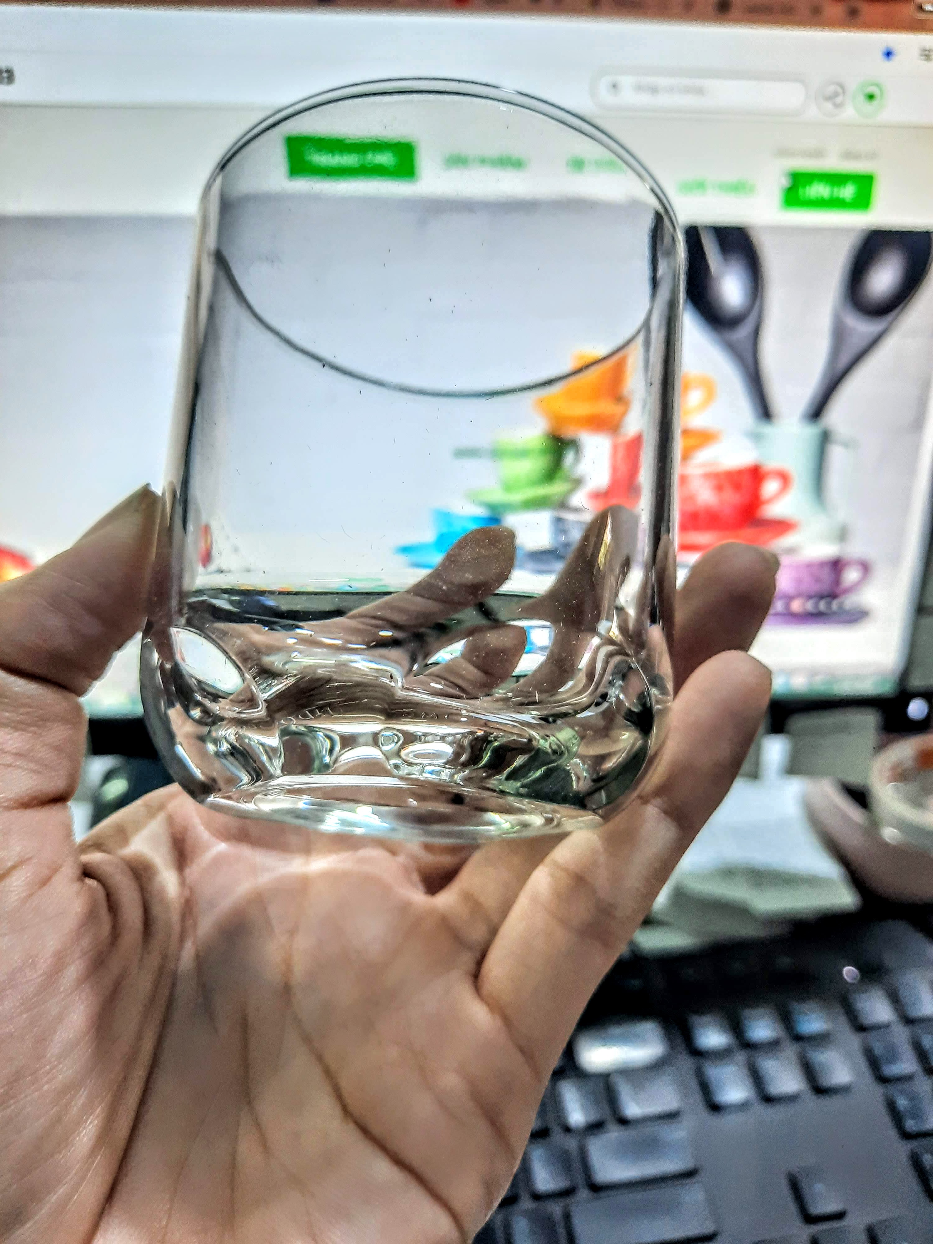Bộ ly thuỷ tinh uống trà đá P85-8BF