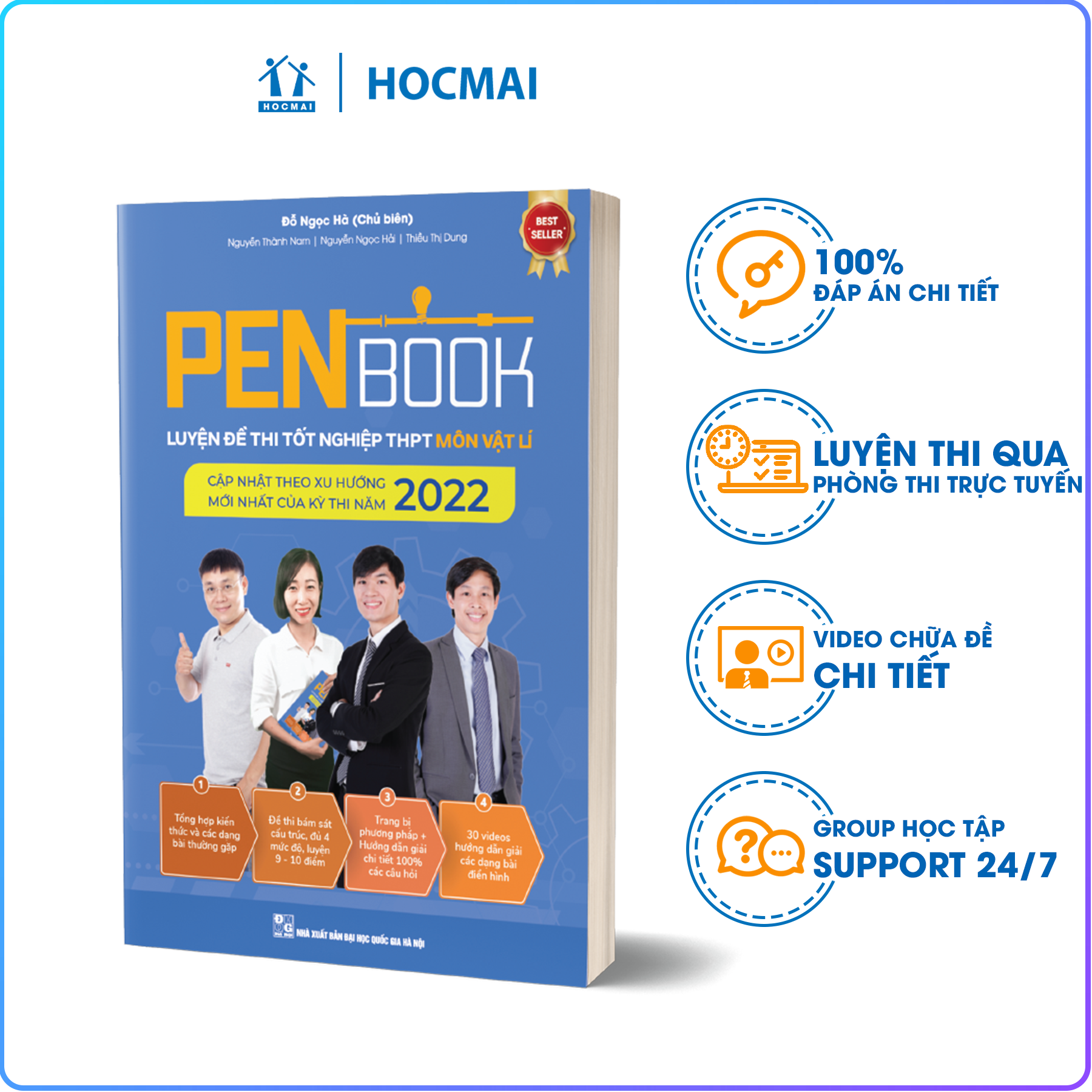 PENBOOK – Luyện đề thi tốt nghiệp THPT môn Vật lí