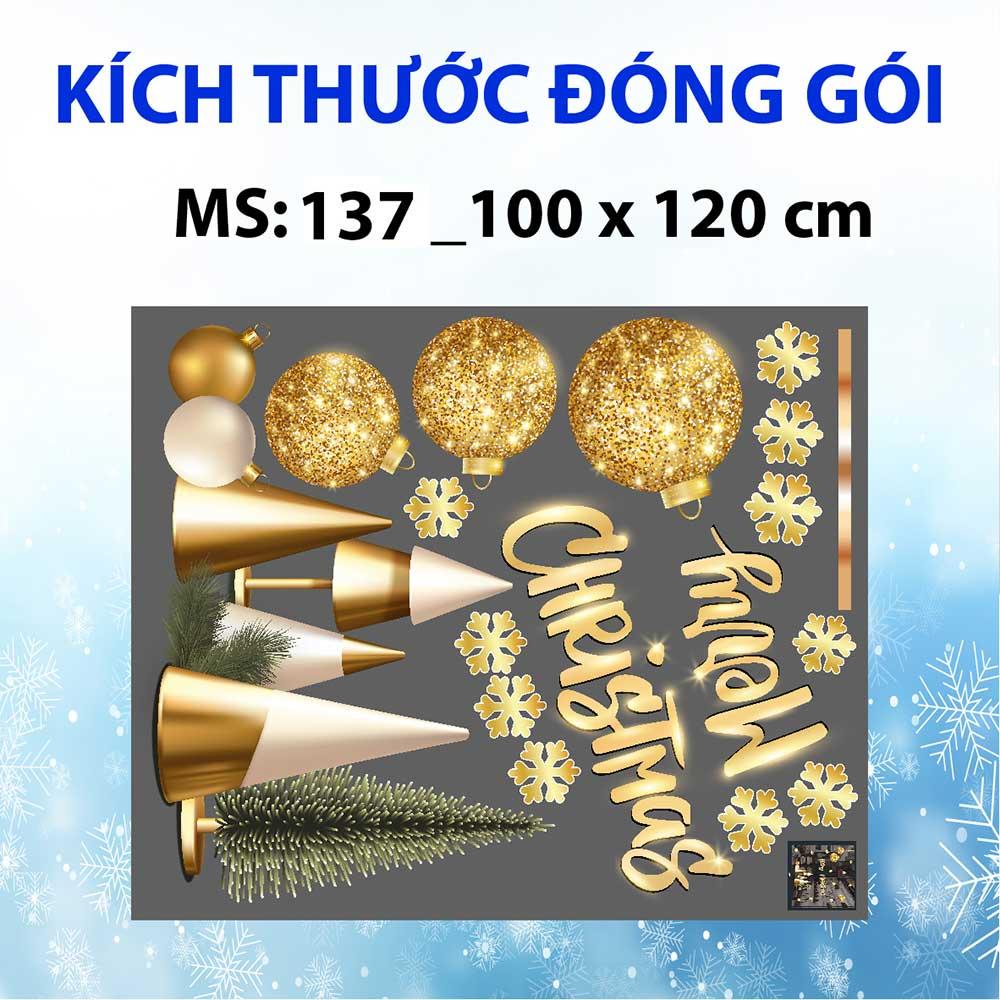 DECAL TRANG TRÍ GIÁNG SINH 2023 COMBO SỐ 24