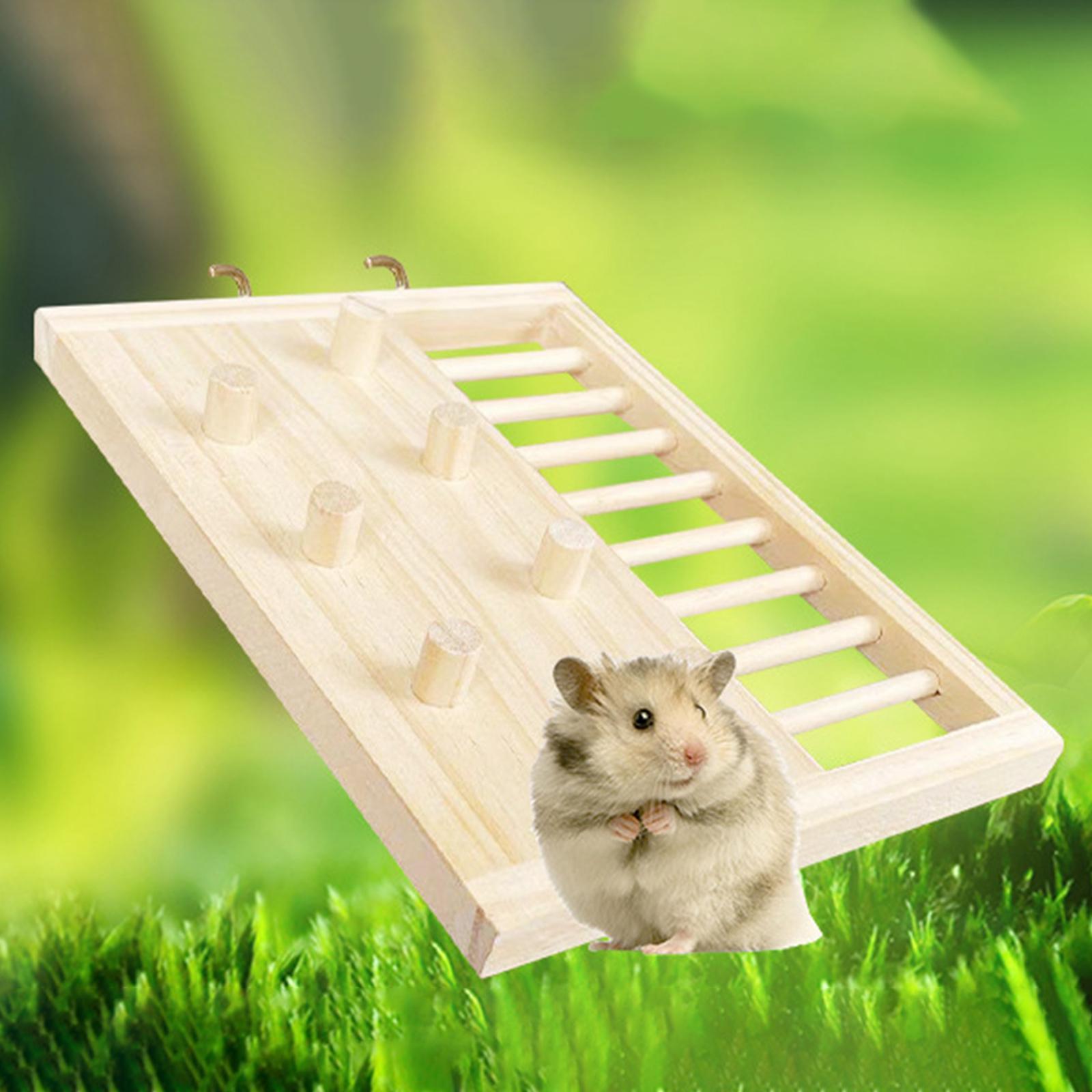 Parrot Hamster Climbing Ladder Hamster Bridge for Dwarf Hamster Mouse Gerbil
