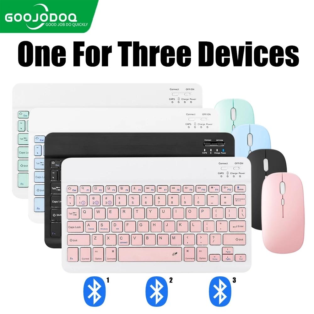 Máy Tính Bảng Bàn Phím Không Dây Cho iPad Pro 2020 11 12.9 10.5 Teclado, bàn Phím Bluetooth Chuột Cho iPad 8th 7th Không 4 3 2