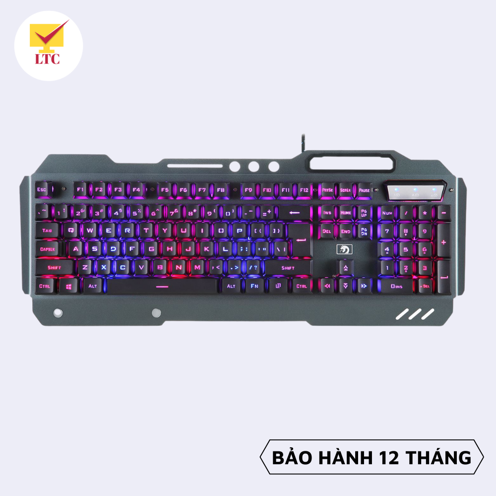 Bàn phím giả cơ cao cấp K618 PRO 2022  trang bị đèn led rgb cực đẹp với 10 chế độ led, thích hợp với máy tính, laptop,pc-Hàng Chính Hãng