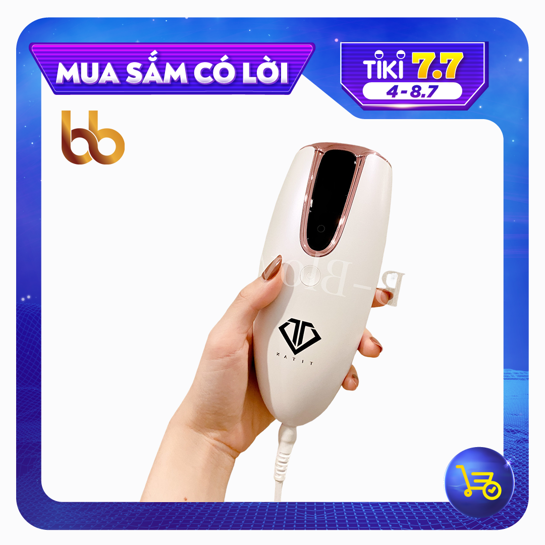 Máy triệt lông cao cấp Titan Premium White