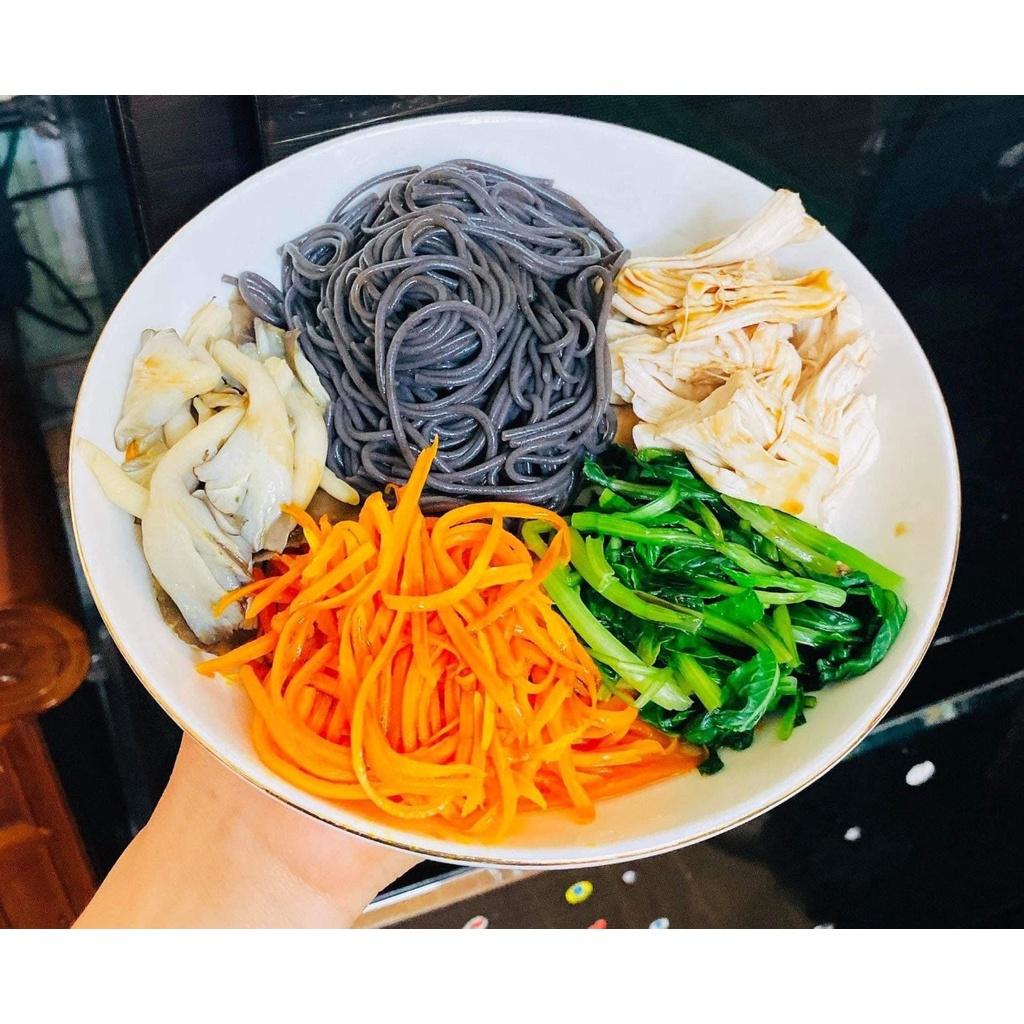 Bún gạo lứt ĐEN, mì gạo lức huyền mễ ăn eatclean giảm cân healthy gói 500gr