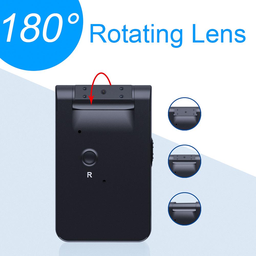 MD17 Mini Camera HD Máy quay WiFi WiFi với phát hiện chuyển động Tầm nhìn ban đêm Mini Outdoor Voice Video Recorder HD 1080p Micro Cam Màu