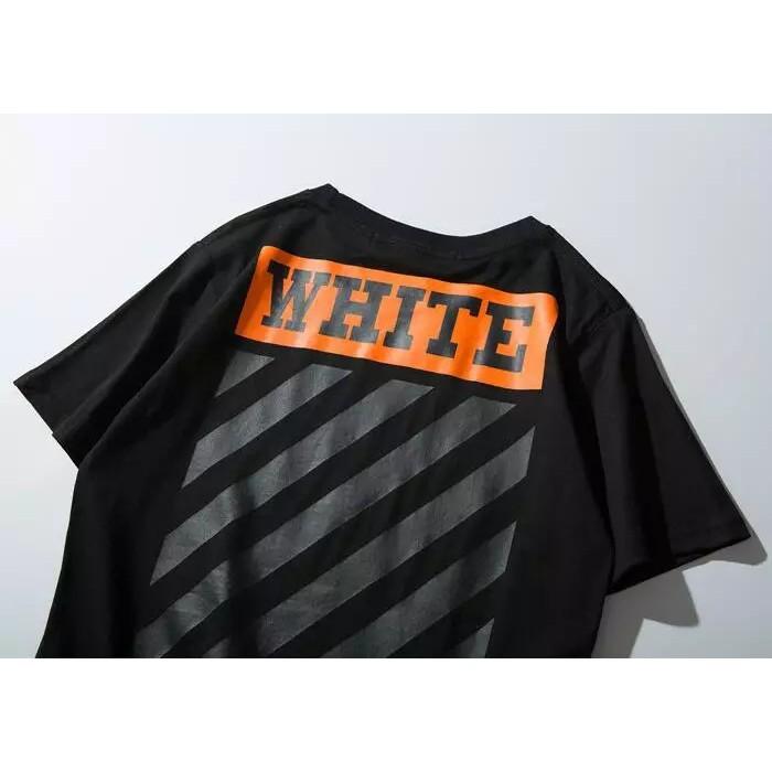 Áo thun Stee OFF WHITE ORANGE Unisex The Ngầu Style