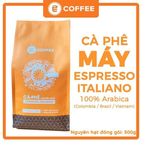 Cà phê ESPRESSO ITALIANO (500 gram) 100% hạt cà phê Arabica Chất lượng cao từ Colombia, Brazil, Việt Nam