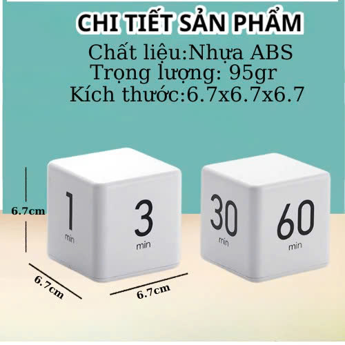 Đồng Hồ Bấm Giờ Đếm Ngược Pomodoro 5-15-25-45 Phút Hẹn Giờ Nấu Ăn Học Tập Tập Thể Dục Quản Lý Thời Gian Hiệu Quả MÀU XANH DA TRỜI