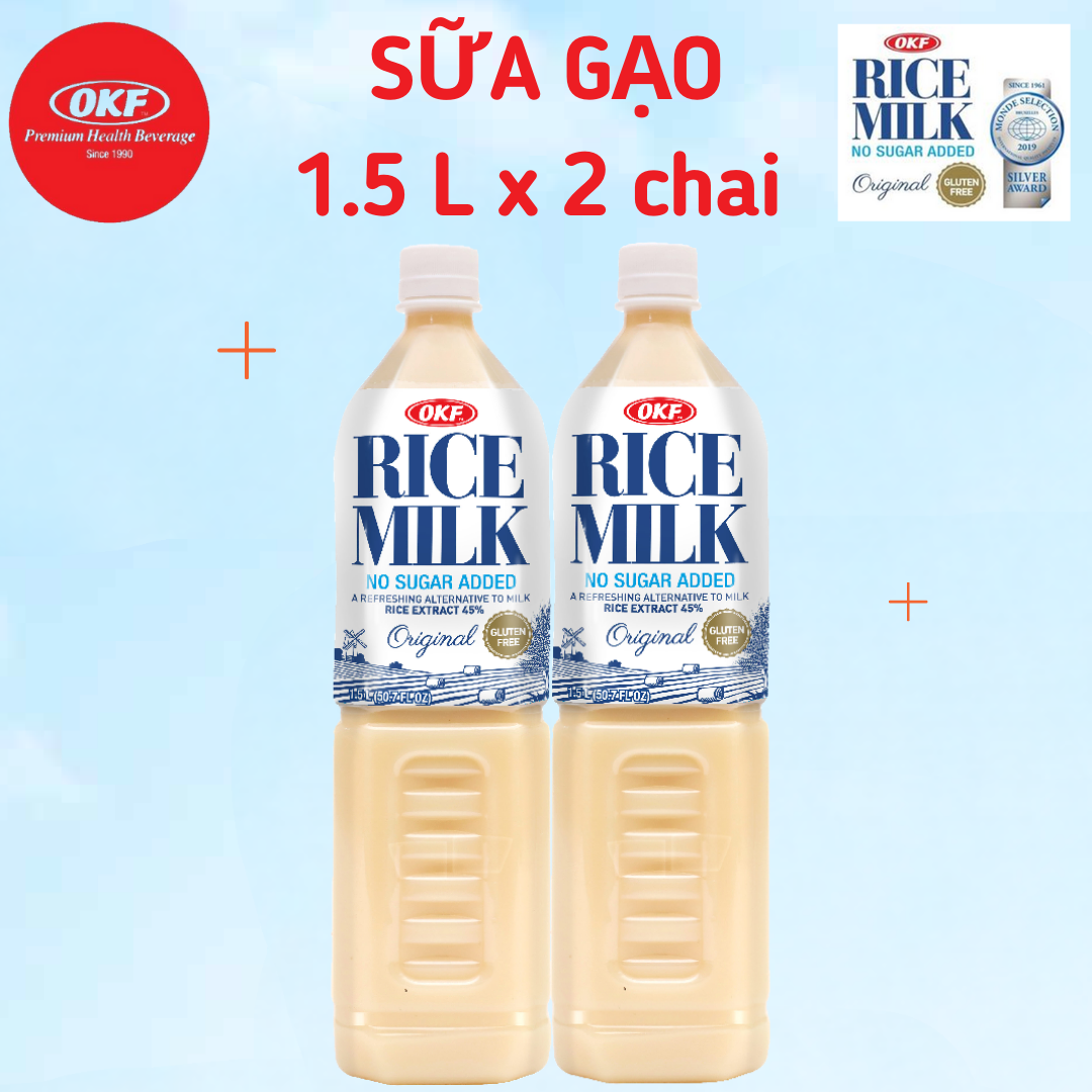 Sữa gạo không đường (SỮA GẠO) OKF 1.5 ML x 2 chai